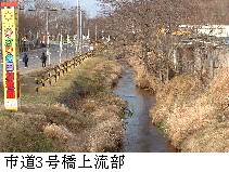 市道3号橋上流部